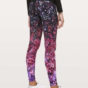 Lululemon Wunder Under High-Rise Tight *Nulux 28"In Bloom Wunder Under Multi 4